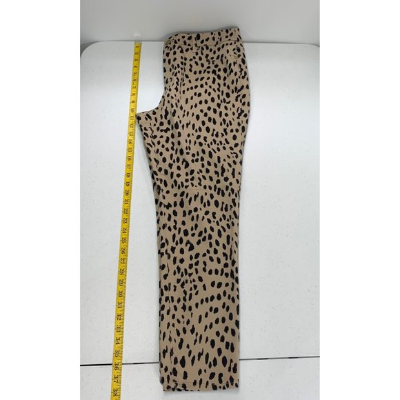 Chico's So Slimming Cheetah-Print Girlfriend Ankle Jeans Size 12 (2) NEW - Picture 7 of 10